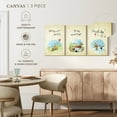 thumbnail image 5 of Elephant Stock Winnie The Pooh My Favorite Day Wall Art - Horizontal Multi Panel Canvas - Living Room Wall Decor - Kids And Nursery Multi Panel - Yellow And Blue Decor - 26" x 12", 5 of 8