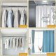 thumbnail image 5 of 26-27 Extendable Stainless Steel Wardrobe Rod 51cm to 80cm Adjustable Telescopic Curtain Rod Anti-Corrosion Extendable Wardrobe Tube for Wardrobe Bath, 5 of 5
