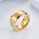 thumbnail image 2 of Minnieouse Anillo de superficie mate a la moda para hombre, anillos de decoración, joyería de pareja, regalo portátil para boda, compromiso, fiesta de Ropa, zapatos y accesorios Miscelánea Oro Minnieouse AP014927-01, 2 of 6