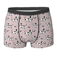 thumbnail image 6 of Men's Boxer Briefs, Dachshund Dog Puppy Black Bone Soft Comfy Mens Underwear Boxer Briefs Breathable With Widen Waist, 6 of 7