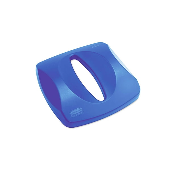 Tapa p/Contenedor SlimJim Rubbermaid Reciclaje De Papel,Azul Rubbermaid FG270388BLUE