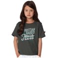 thumbnail image 4 of Christian Raised Jesus Religion Girls Kids T Shirt Tees Teen Brisco Brands L, 4 of 6