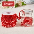 thumbnail image 6 of 25M Metallic Yarn Lace Ribbons Jacquard Ribbon Garment Accessories Red 1/4 inch(8mm), 6 of 8