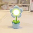 thumbnail image 1 of Mini luz LED de noche con flores, lámpara de mesa pequeña, adorno de escritorio, luces ambientales para dormitorio, juguete para niños, regalo de vacaciones, 1 of 5