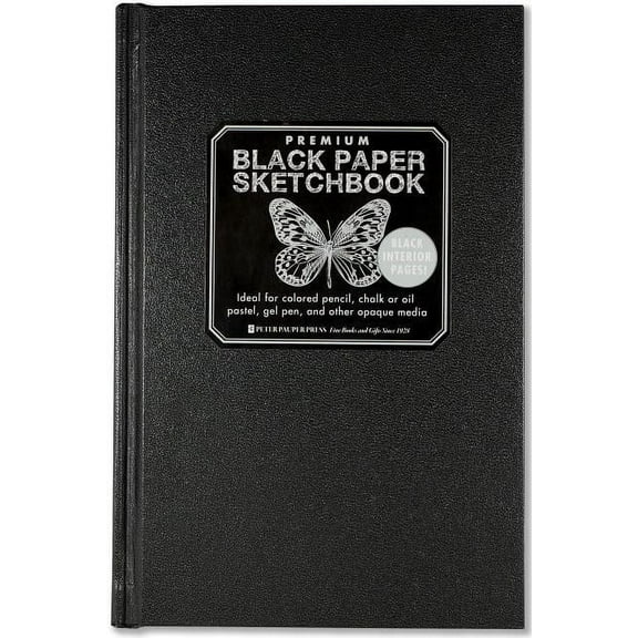 Premium Black Paper Sketchbk (Hardcover)