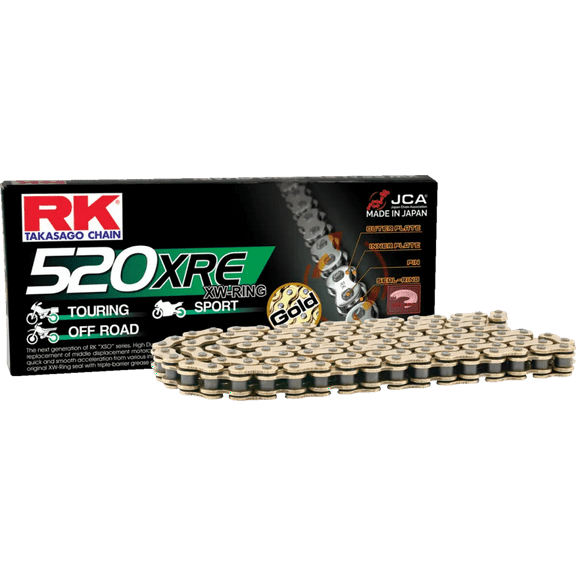 RK GB520XRE XW-Ring Gold Chain 120 Links (GB520XRE-120)