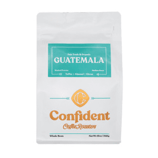 Confident Coffee - Guatemala, Whole Bean Coffee, Medium Roast, 12oz