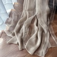 thumbnail image 6 of Luxury 200x78cm Mulberry Silk Scarf, Water Wave Pattern Sun Shawl & Wrap,200*78cm,milky white, 6 of 13