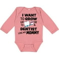 thumbnail image 3 of Inktastic I Want To Grow up To Be a Dentist Like My Mommy Boys or Girls Long Sleeve Baby Bodysuit, 3 of 5