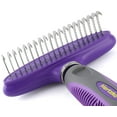 thumbnail image 2 of Hertzko Long Rounded Blade Undercoat Dematting Comb for Cats and Dogs - Hertzko Dog Brush, Pet Brush, 2 of 5