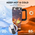 thumbnail image 3 of Taza de viaje Charmander para automóvil de gran capacidad, taza de café de 40 oz, taza con pajita para automóvil, taza de viaje, taza de vacío, taza de acero inoxidable, 3 of 4