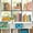 Book, variant on 109Pcs Christmas Window Clings, Merry Christmas Tree Ball Window Stickers Decals for Glass Windows Xmas Home Office Window Decoration