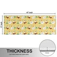 thumbnail image 5 of Kitchen Rugs Sets Of 2,Yellow Chicken White Hen Pattern Anti Fatigue Kitchen Mat Rugs Non Slip Washable,Decorative Kitchen Floor Mats for Kitchen,Sink,Laundry,17"X47", 5 of 5