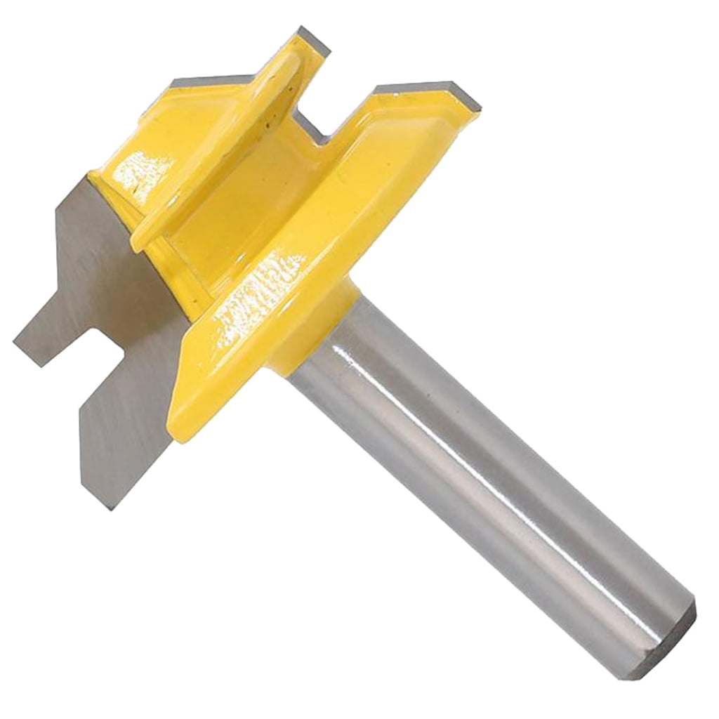 45 Degree Glue Joint Lock Miter Router Bit Woodwork Tenon Cutter Tool 8mm Shank 