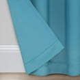 thumbnail image 5 of Eclipse Blackout Curtains, Darrell Thermaweave Rod Pocket 37 in x 63 in Curtain Panel in Sky, Sold as a Single Curtain Panel, 5 of 8