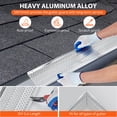 thumbnail image 6 of Accreate Gutter Guard, Aluminum Leaf Filter, 0.157'' Hole Diameter & 0.02'' Thick,Durable, Easy DIY Installation for All Roof Typesor Gutter Type, 6 of 8