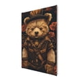 thumbnail image 2 of 8x12 inch Canvas Hanging Picture Punk Bear,Cafes,Man Cave,Club,Nursery Decor Posters & Prints,For Punk Lovers Funny Gifts,Exquisite Punk Bear Retro Art Paintings Canvas,For Bedroom,Bar,Cafe, 2 of 6