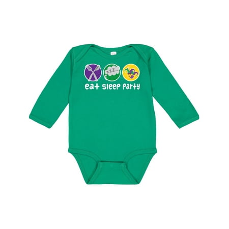 

Inktastic Mardi Gras Party Celebration Gift Baby Boy or Baby Girl Long Sleeve Bodysuit