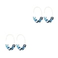 thumbnail image 2 of Aretes colgantes Qarigey en forma de U con estampado de leopardo acrílico 1 par, 2 of 6