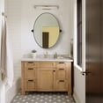 thumbnail image 7 of MOON MIRROR Black Oval Pivot Mirror, Oval Balck Vanity Mirror for Wall,Stainless Steel Oval Bathroom Mirror ( Overall 25.75" x 30"), 7 of 7