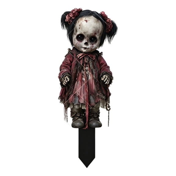 2026 Halloween Indoor Decorations Halloween Scary Props Potted Plants And Decorations 2D For Halloween Party, Yard Haunt, Indoor Outdoor Decor Props