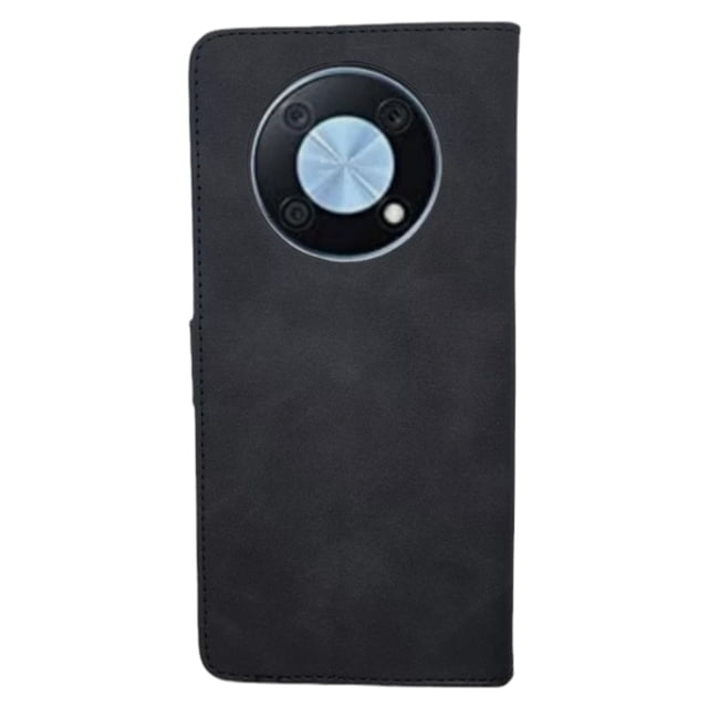 Funda Cartera Suave Para Huawei Nova Y90 Negro Más 2 Micas