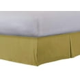 thumbnail image 2 of The Great American Store- 600 TC 100% Natural Cotton, Pleated Style Bed Skirt with 26 Inch Drop (Twin XL Size, Solid Taupe) -Easy Fit Dust Ruffle, Covers Bed Legs & Frame, 2 of 4