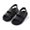 black, variant on Slippers for Women Men, Thick Sole Home Pillow Slipper, Non-Slip Quick Drying Message Shower Bathroom Sandals, Super Soft Open Toe Platform Cloud Shoes