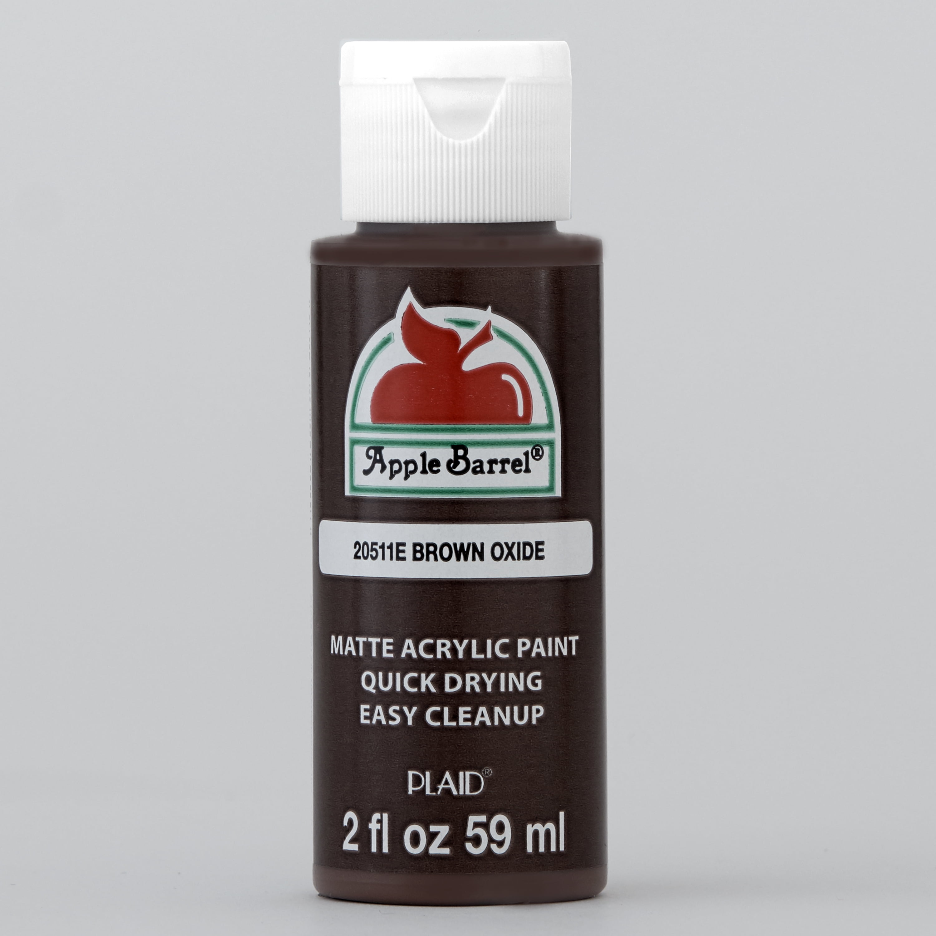 Apple Barrel 20511EX Acrylic Craft Paint, Matte Finish, Brown Oxide, 2 fl oz