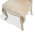 thumbnail image 6 of Michael Amini Platine de Royale Velvet Dining Side Chair - Set of 2 - Champagne, 6 of 8