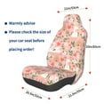 thumbnail image 3 of Naloa Swan And Flowers3 Car Seat Covers Universal Front Seat Coves for Car Accessories ,Padded Car Covers for Automotive, SUV, Truck, and Van, 3 of 5