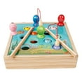 thumbnail image 2 of Juego de pesca de madera Juguete para niños Juguetes educativos Juguete de Zulema Juego de pesca, 2 of 8