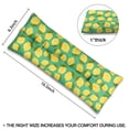 thumbnail image 4 of Yellow Lemon Print Seatbelt Pillow for Post-Surgery - Mastectomy Breast Surgery Heart Surgery Recovery Cushion - Soft Car Travel Pillow, 4 of 6