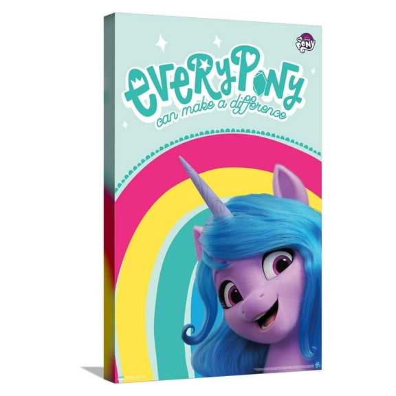 My Little Pony 2 - Make A Difference Canvas Wall Poster, 14.725" x 22.375"
