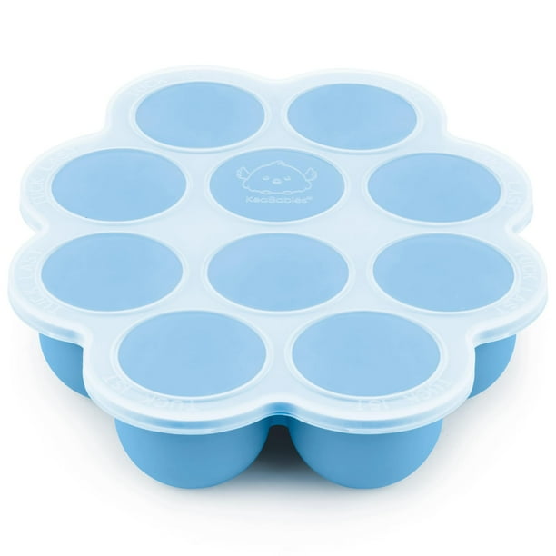 Contenedor de Alimentos KeaBabies Bandeja de Silicona 2oz x10