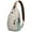 Bear Sling Bac, variant on Boho Cat Aesthetic Sling Backpack, Adorable Watercolor Cat and Floral Design Crossbody Bag, Artistic Pattern for Cat Lovers