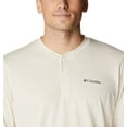 thumbnail image 4 of Columbia Men Regular fit Long Sleeve Henley Shirt Small Beige Solid, 4 of 9