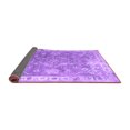thumbnail image 2 of Ahgly Company Indoor Square Abstract Purple Contemporary Area Rugs, 4' Square, 2 of 4