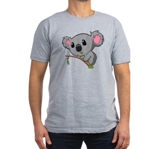 CafePress - Hungry Koala Men's Fitted T Shirt (Dark) - Men's Fitted T-Shirt