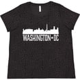 thumbnail image 3 of Inktastic Washington DC Skyline Cities Women's Plus Size T-Shirt, 3 of 5