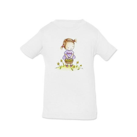 

Girl With A Flower Basket T-Shirt Infant -Image by Shutterstock 24 Months
