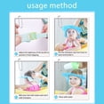 thumbnail image 3 of Gorro De Ducha Para Niños Gorro De Ducha De Bebé Ajustable Protección Ocular Gorro Impermeable Para Bebés Y Niños Methold AP007266-01, 3 of 6