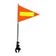 thumbnail image 2 of Kit de mástil para bandera de carrito de golf, soporte telescópico para bandera, accesorios con reflectante Tapa plateada 20x30cm, 2 of 7