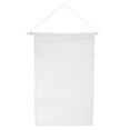thumbnail image 1 of Uxcell 17" Length Enamel Pin Display Banner Blank Canvas Pin Banner White, 1 of 5