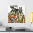 thumbnail image 4 of Iguanas in Rococo - Canvas, 4 of 10