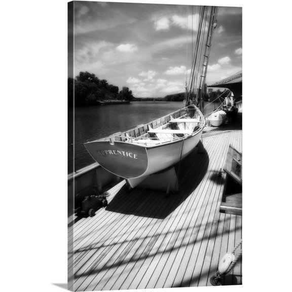 Great BIG Canvas | "The Schooner II" Canvas Wall Art - 32x48