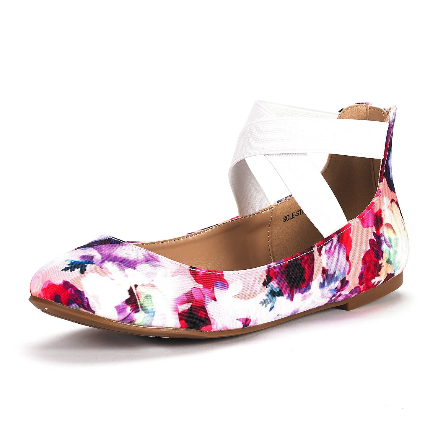 Dream Pairs Dream Pairs Womens Ballet Flats Elastic Ankle Strap Mary
