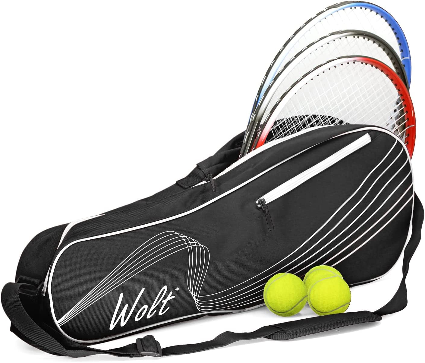 Wolt 3 Racquet Tennis Bag, for Professional or Beginner Tennis