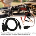 thumbnail image 4 of ECU Emergency Power Supply Cable, 12V Portable Wearproof Plug And Play Universal  Lighter Socket OBD2 Memory Saver With Clip For Cars, 4 of 8