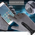 thumbnail image 4 of Waterproof Winter Gloves Warm Windproof Fingers Touch Screen Gloves for Men Skiing, 4 of 5